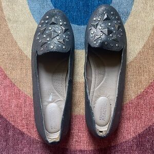 Kenneth Cole Reaction studded flats
